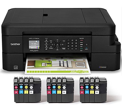 Brother Inkjet Printer, MFC-J775DW XL, Up to 2-years of Printing Included