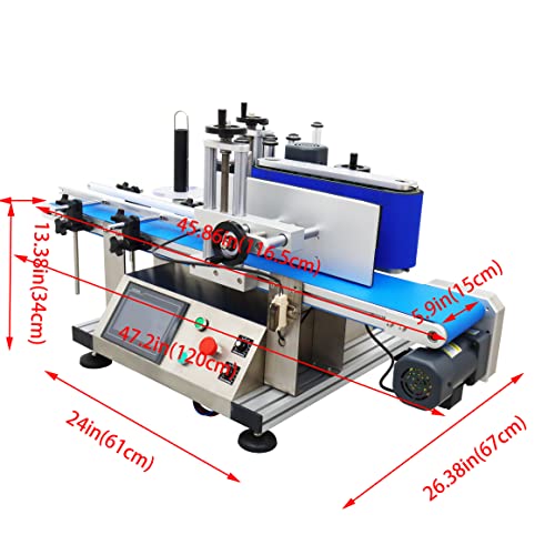 INTSUPERMAI LT-150 Automatic Round Bottle Labeling Machine 110V