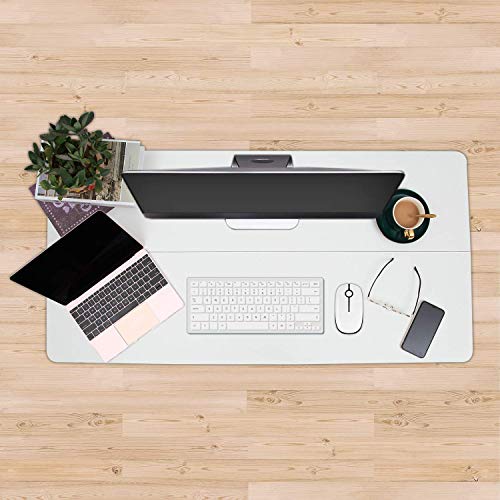 Agreatca Electric Standing Desk, Height Adjustable 48 x 24 Inch Memory Sit Stand Desk Home Office Workstation Stand up Desk with Splice Board, White Frame/White Top