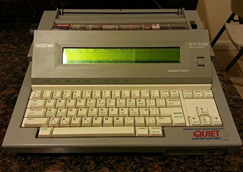 Brother Model WP-760D Word Processor Gray Electric Typewriter