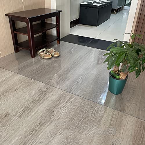 JYDQM Clear Vinyl Plastic Floor Runner Protector 1.5x7m