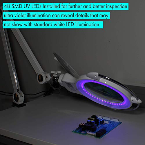 Aven ProVue White LED/UV Magnifying Lamp