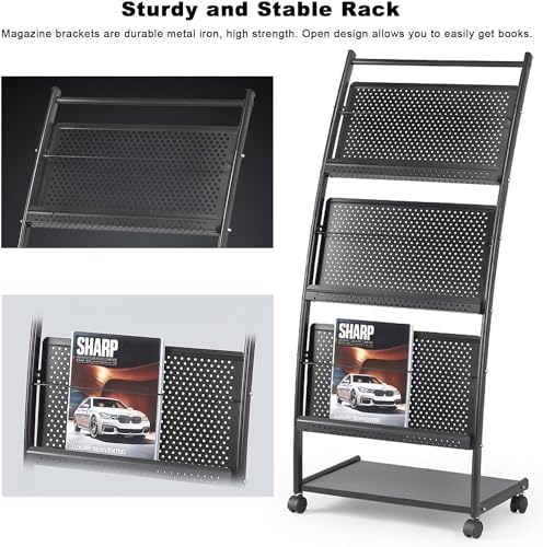 WEBERT Floor-Standing Magazine Rack