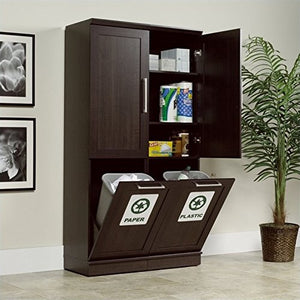 Sauder Homeplus Storage Cabinet in Dakota Oak