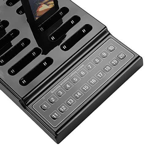 Zerone Wireless Calling System with 20 Pagers & Charging Dock