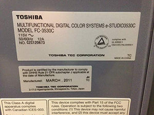 New Engine Toshiba e-Studio 3530c Color Copier Printer Scanner page count 0 (Certified Refurbished)