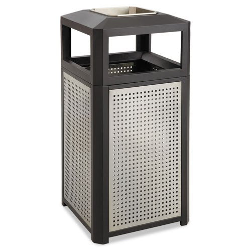 SAF9935BL - Ashtray-Top Evos Series Steel Waste Container