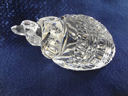 Waterford Crystal Conch Sea Shell Paperweight Hand Cooler Signed