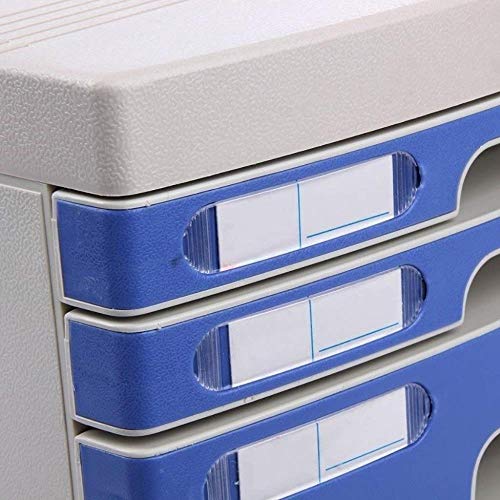 UGani Flat File Storage Cabinet Blue 5Layers - 29.5x39.4x32.5cm