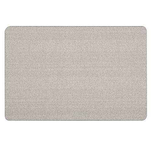 Quartet 7684G Oval Office Fabric Bulletin Board, 48 x 36, Gray