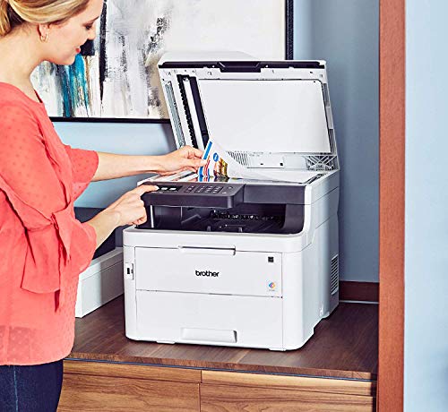 Brother MFC-L3750CDW Digital Color All-in-One Printer, Laser Printer Quality, Wireless Printing, Duplex Printing, RMFCL3750CDW