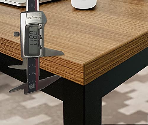 BIBOC Computer Desk/Dining Table, 36X72 inches Office Desk Sturdy Writing Workstation for Home Office Modern Simple Sturdy Laptop Study Table (36X72 inch, Walnut)
