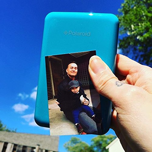 Zink Polaroid ZIP Wireless Mobile Photo Mini Printer (Black) Compatible w/ iOS & Android, NFC & Bluetooth Devices