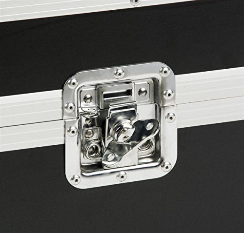 Shipping and Storage Case with Wheels, Handles, EVA Foam Padded, Metal Edges (45 x 12.5 x 32.5)