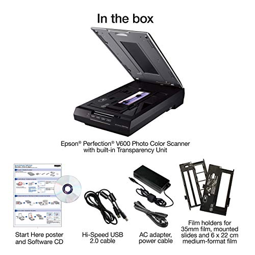 Epson Perfection V600 Color Photo & Document Scanner - Renewed