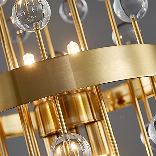 Crystal Floor Lamp Girl Bedroom Bedside Table Wall Lamp - Warm White, D28H56cm