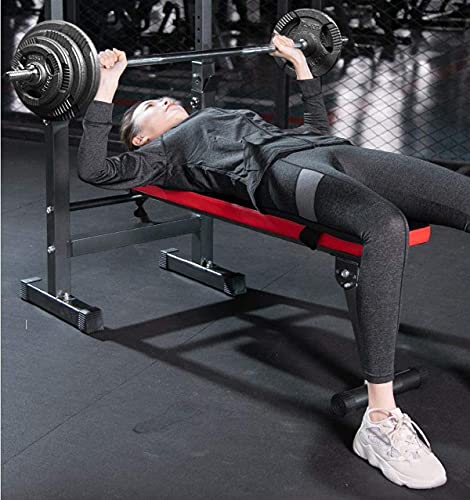 HXFENA Barbell Weight Bar, 47In Straight Weight Lifting Barbell Bar, Home Fitness Strength Training Equipment,120Cm