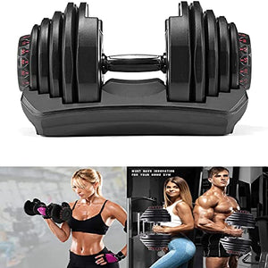 Timstono 90 lbs Adjustable Dumbbells Set of 2, 10-90 Lbs Adjustable Dumbbell Weight Set for Gym Work Out Home Strength Training, Fitness Dumbbell with Handle and Weight Plate.