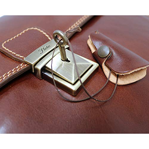 Floto Luggage Novella Briefcase, Brown, One Size