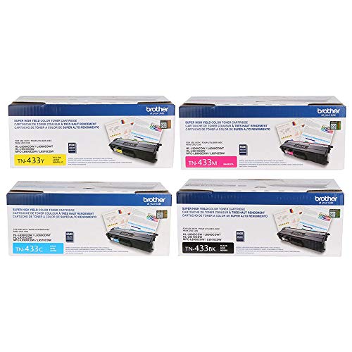Brother MFC-L8610CDW (TN-433) High Yield Toner Cartridge Set