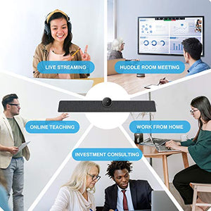 Enther 4K Video Conference Camera with Microphone