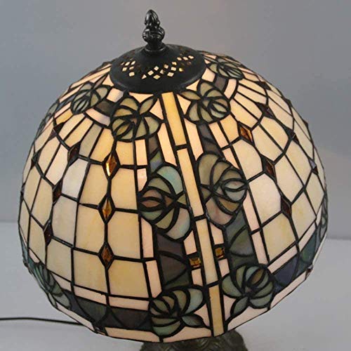 Black Petal 2 Light Source Table Lamp Glass Resin Retro Bedroom Living Room Dining Study Desk
