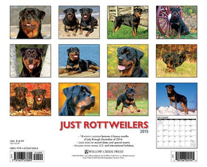 Just Rottweilers 18-Month 2015 Calendar (Just (Willow Creek))