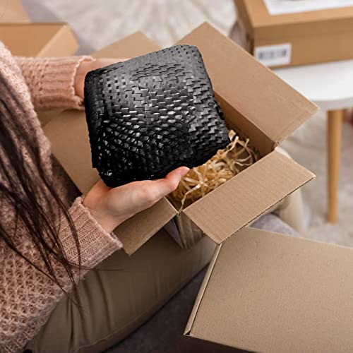 APQ Honeycomb Wrapping Paper 15 inch x 164 foot. Pack of 8 Rolls Biodegradable Packaging Black Paper 15” x 164’ Perforated Rolls Eco-Friendly Packaging Paper. Honeycomb Сardboard for Transportation.