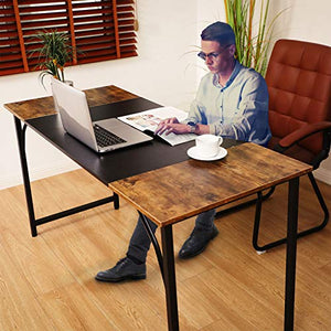 WDT Computer Home Office Writing Desk Splice Board, Black