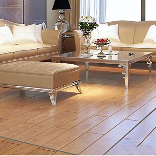 JYDQM Clear Vinyl Plastic Floor Runner Protector Chair Mat, 1.5mm Thick, Non-Slip, Durable - 1.5x7m
