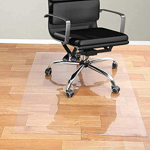 HAIZON Hard-Floor Chair Mat PVC Clear Non-Slip Protector for Hard Floor - Multiple Sizes