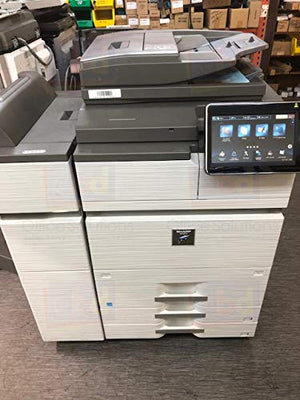 Sharp MX-M754N A3 Monochrome Laser Multi-Function Copier - 75ppm, Copy, Print, Scan, Stapling Finisher, SRA3/A3/A4/A5 Media, 1200 x 1200 DPI, 2 Trays, High Capacity Tandem Tray