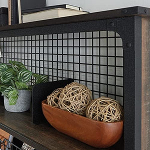 UrbanPro Engineered Wood Computer Hutch in Carbon Oak Finish