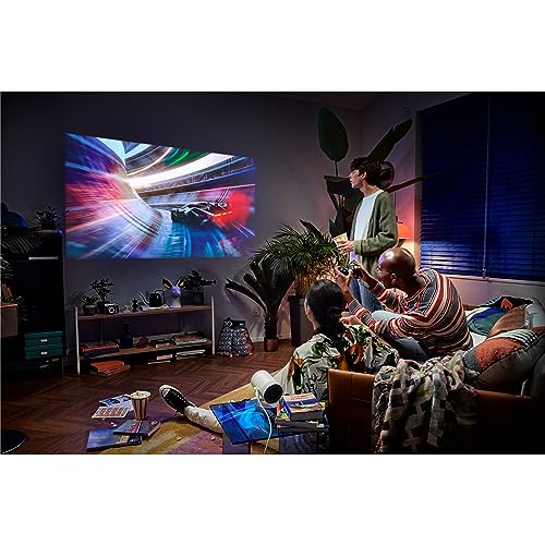 SAMSUNG Freestyle 2nd Gen Portable Projector FHD HDR 360 Sound - 2023 Model