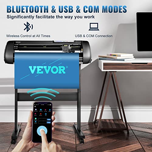 VEVOR 34inch Vinyl Cutter Plotter with Stand, SignMaster Software, Vinyl Tape Tools