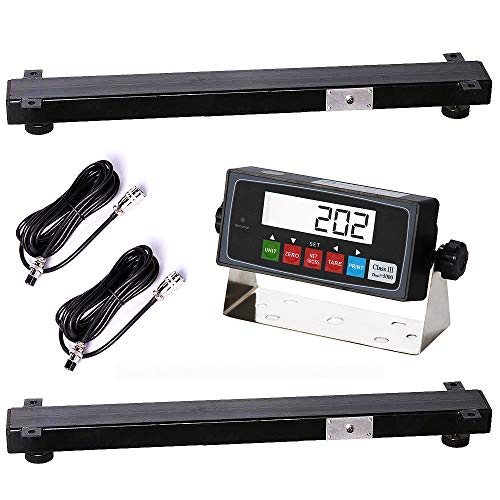 PEC Weigh Bars Beams Load BAR Scale Livestock Scale Kit Vet Animal Scales for Weighing Cattle Cow Pig Goat Hog Horse Llama Alpaca (24″)