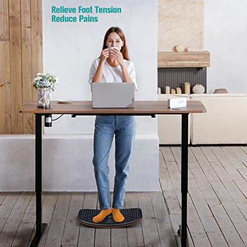 WOKA 48 x 24 Inch Electric Standing Desk, Standing Desk Mat Anti Fatigue