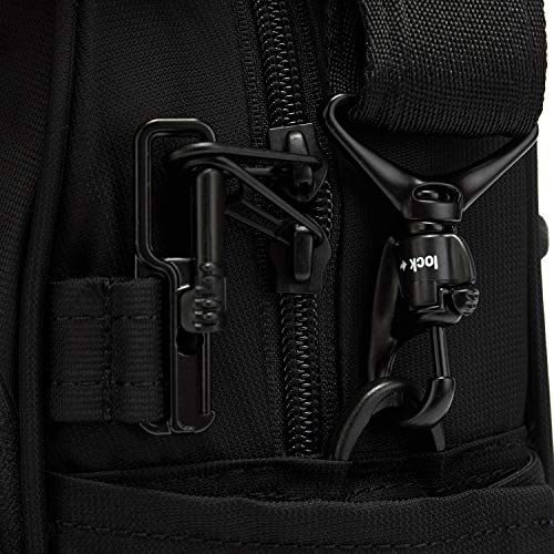 Pacsafe Metrosafe LS250 Lightweight Anti Theft Shoulder Bag, 12 Liter - Black