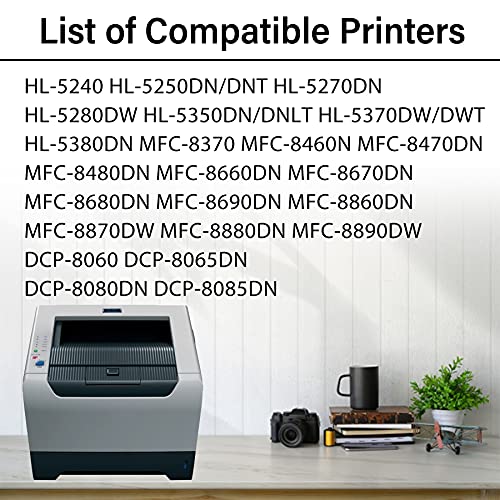 (Black,5-Pack) Compatible TN-620 Toner Cartridge Replacement for Brother TN620 HL-5240 HL-5250DN/DNT HL-5270DN Printer Toner Cartridge