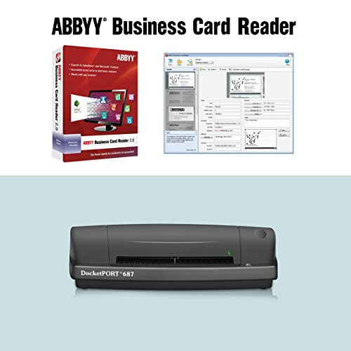 DocketPORT DP687 w/ABBYY Business Card Reading Software