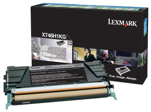 Lexmark LEXX746H1KG Toner Cartridge Black Laser, 12000 Page 1 / Pack Toner