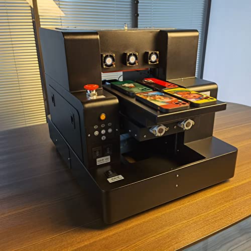 A4 uv Printer A4 UV Led Printer Flatbed Afdrukken Voor Telefoon Case/Plastic/Lederen/Metalen