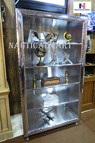 NauticalMart Aviator Industrial Aluminum Display Shelf