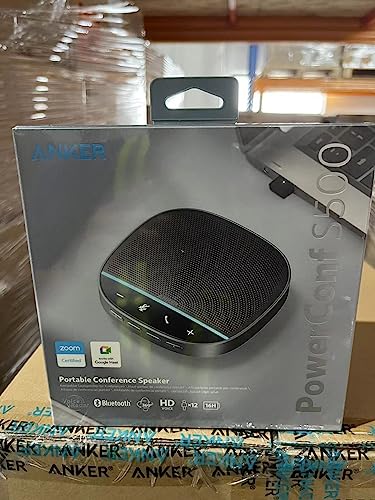 Anker PowerConf S500 Speakerphone with Zoom Rooms and Google Meet Certifications