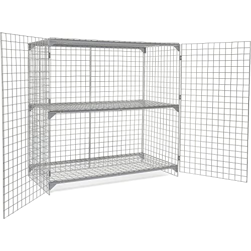 Global Industrial Wire Mesh Security Cage 72x36x72