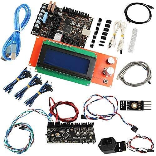 LIANGANAN 3D Printer Accessories Prusa I3 Mk3 Motherboard + Display + Mmu2 Control Board + Cut Detection Kit