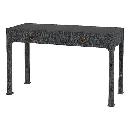 Home Square 3-Piece Set with 2-Drawer Desk and 2 Bookcases in Charcoal