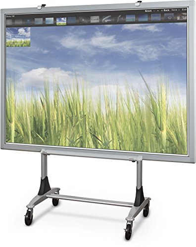 Balt Genius Mobile Dry Erase Whiteboard Stand, Interactive Projector Whiteboard Stand, 56402