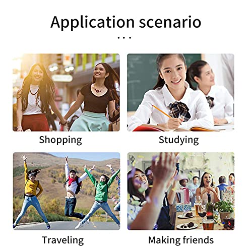 UsmAsk Smart Voice Translator Device, Two Way Instant, 40+ Languages, Travel Learning Business