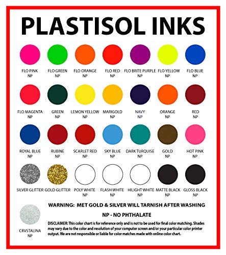 Ecotex Matte Black NP Plastisol Ink for Screen Printing - Non Phthalate Formula - All Sizes (5 Gallon)